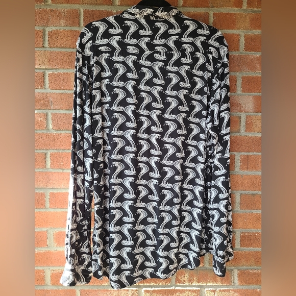 Brave Soul US L B&W long sleeve shirt - Picture 6 of 7